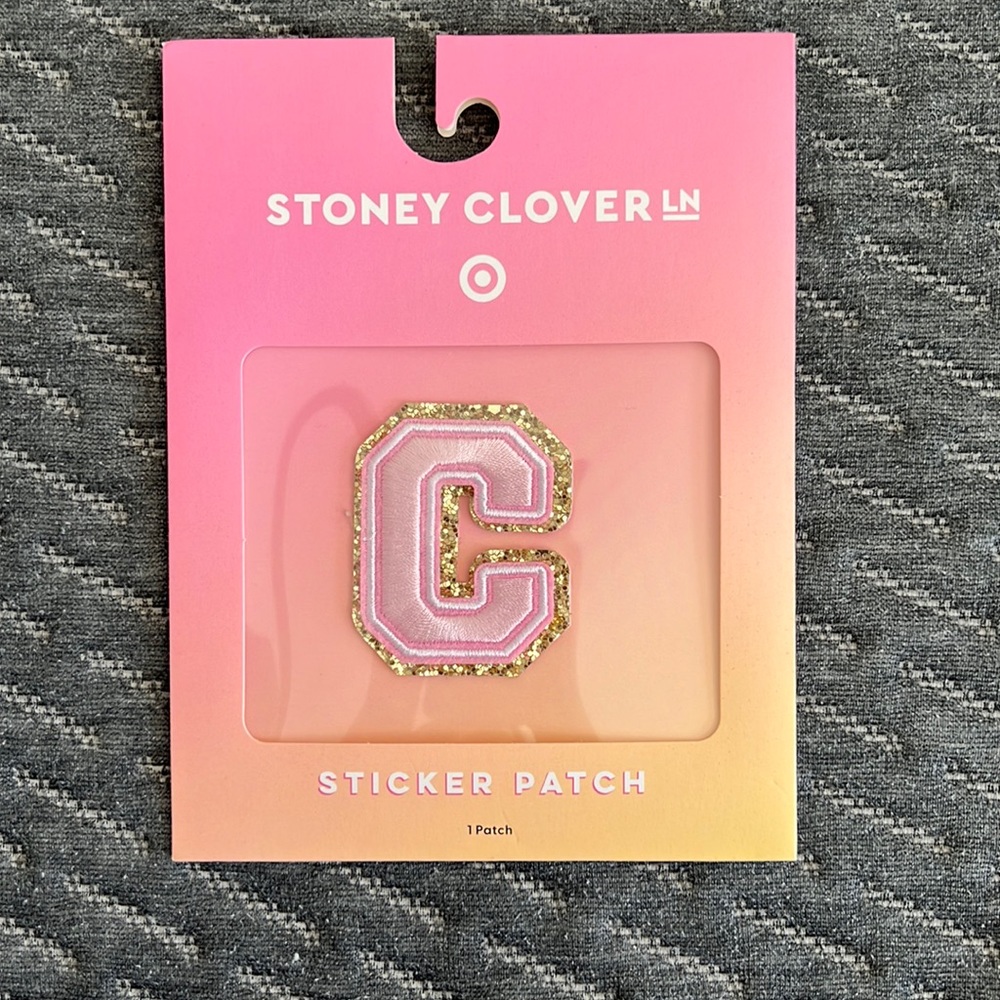 Stoney clover x target Letter "C" patch.